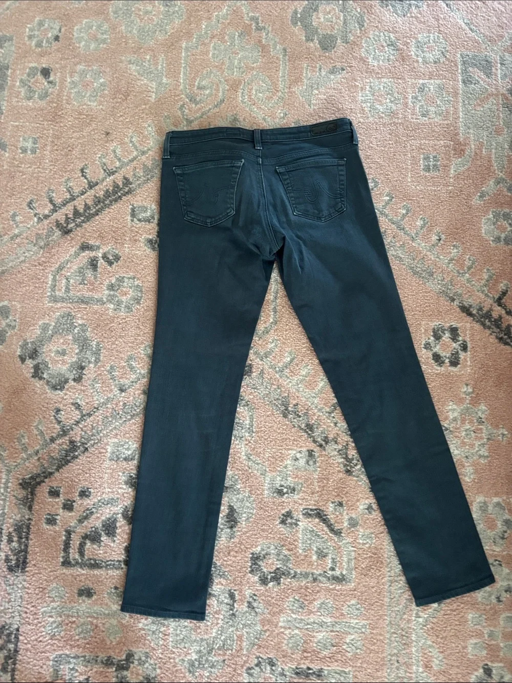 AG Adriano Goldschmied Slim Jeans in Teal Blue